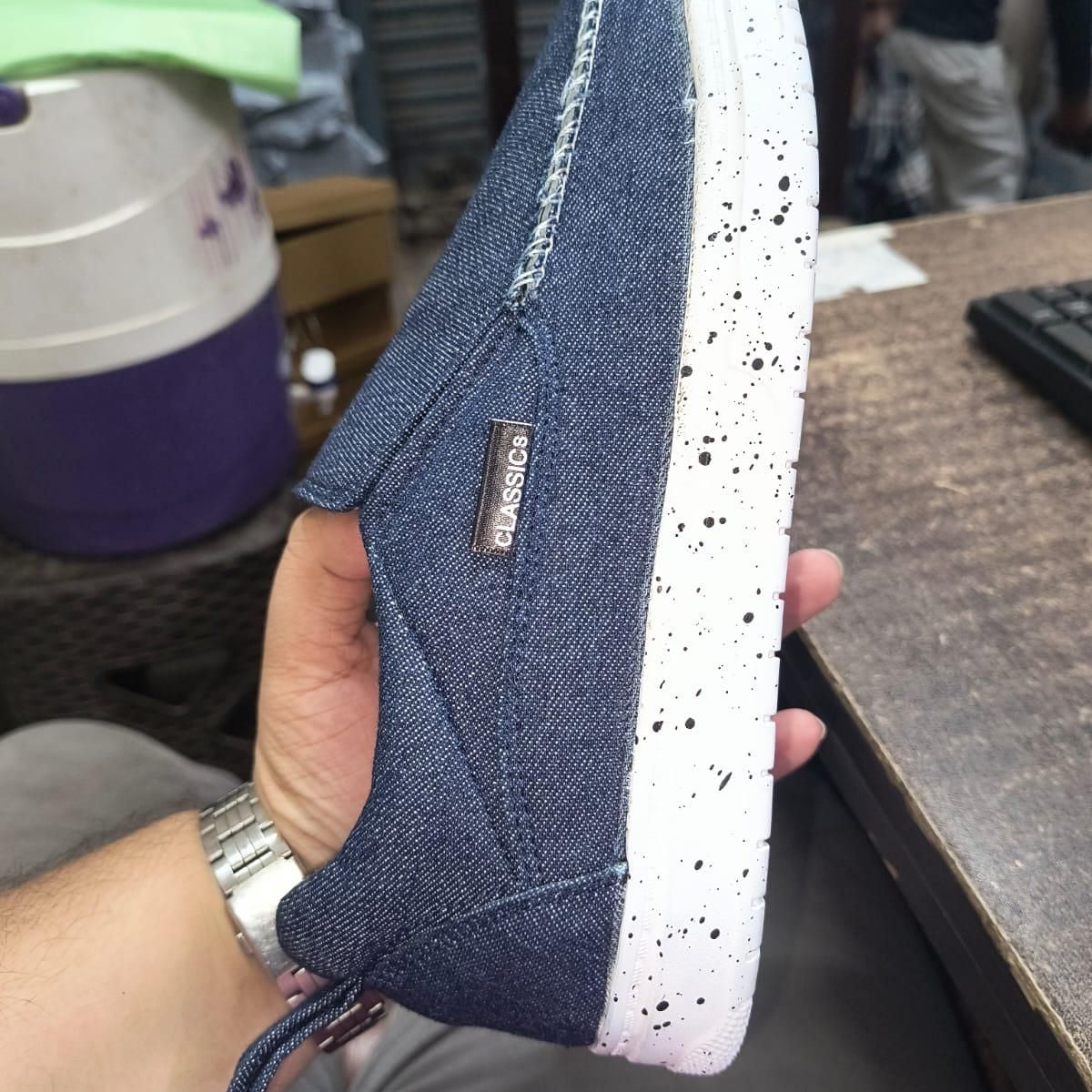 Men's Canvas Slip On Shoes