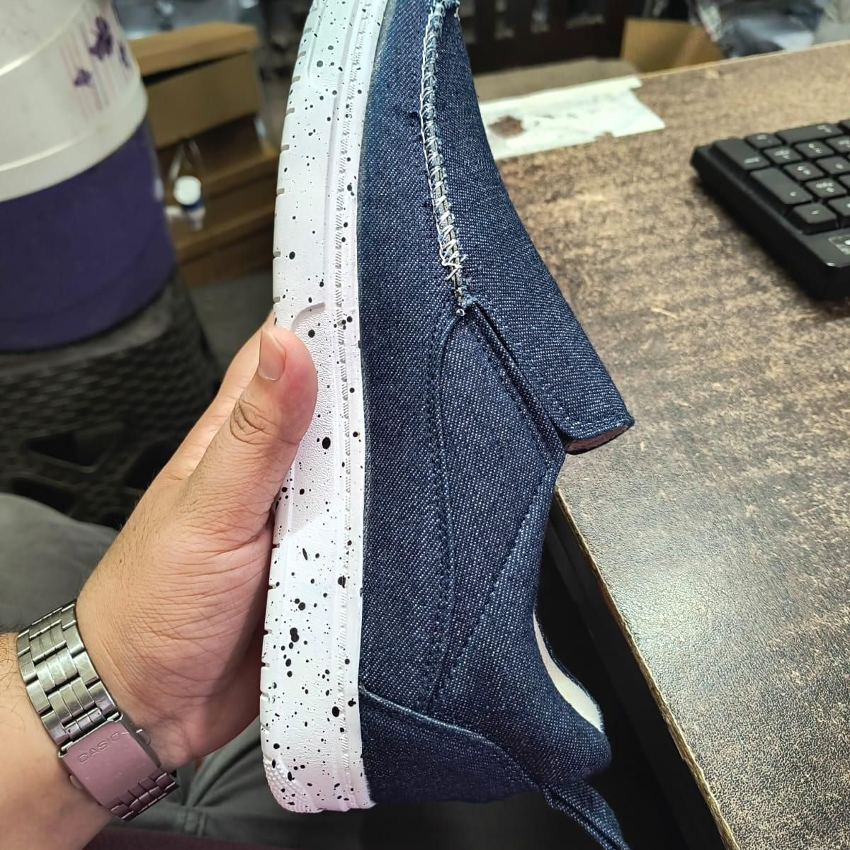 Men's Canvas Slip On Shoes